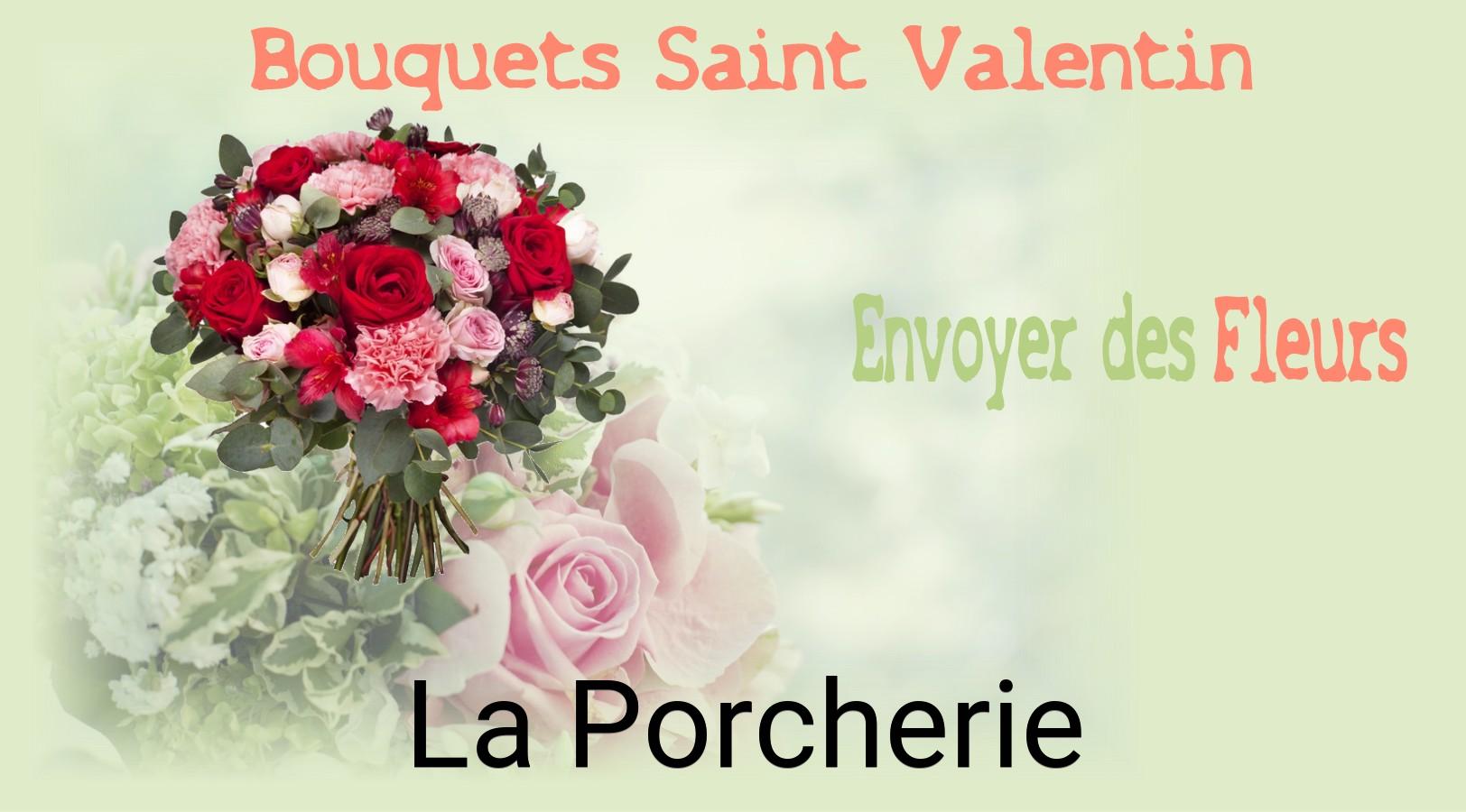 Roses de Saint-Valentin livrées à La Porcherie